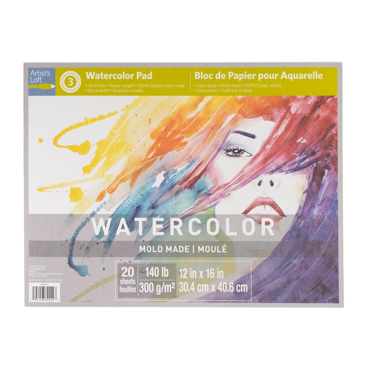 Level 3 Watercolor Pad by Artist's Loft™